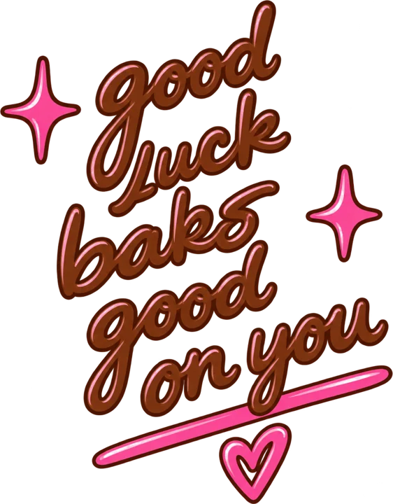 Good luck looks good on you